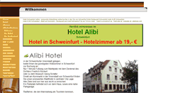 Desktop Screenshot of hotelalibi.de