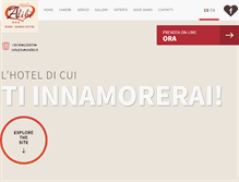 Tablet Screenshot of hotelalibi.it